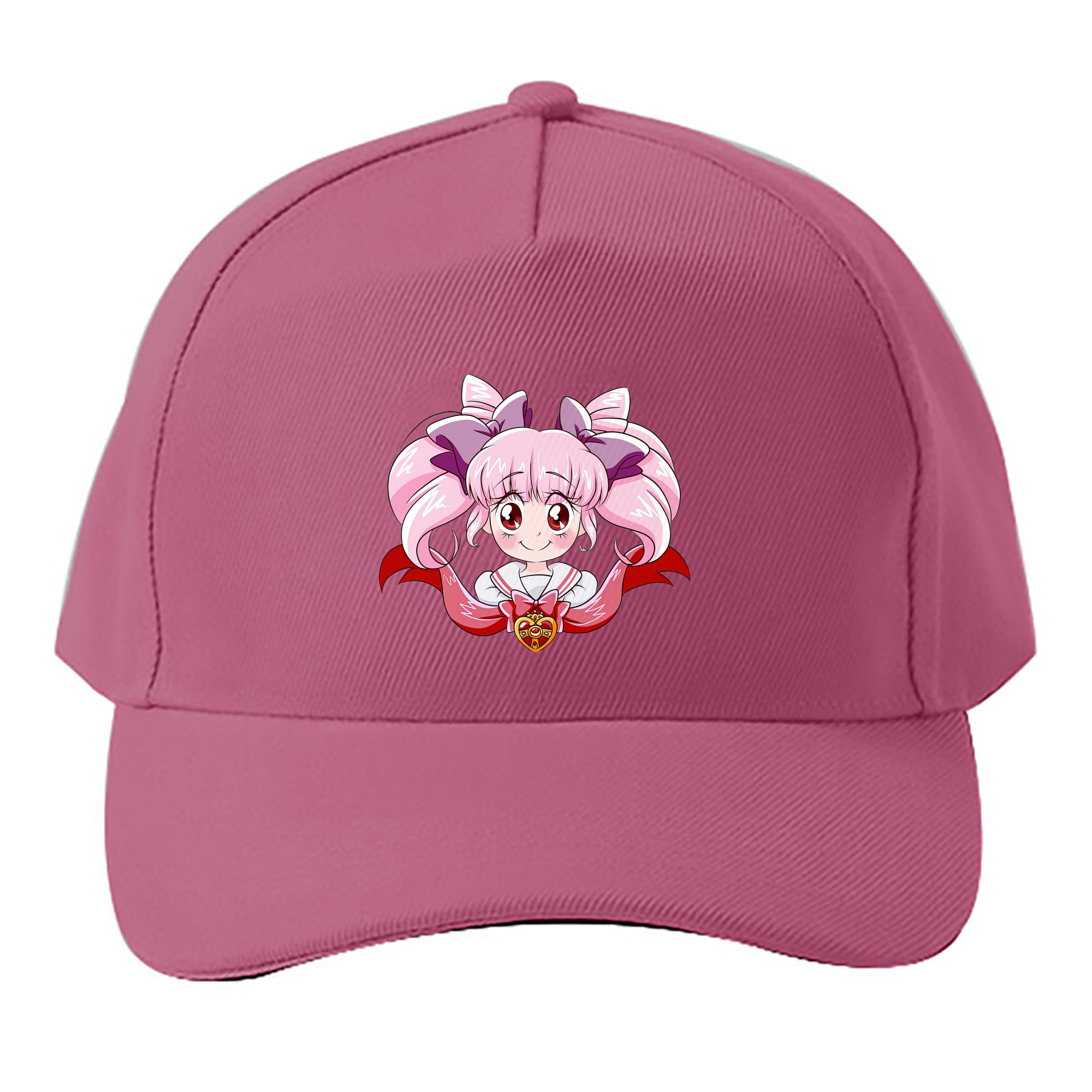 （画像用） 美少女戦士セーラームーン ちびうさ Sailor Moon Chibiusa Tsukino Usagi Small Lady Serenity ベースボールキャップ 綿100％ 男女兼用 帽子 スポーツ